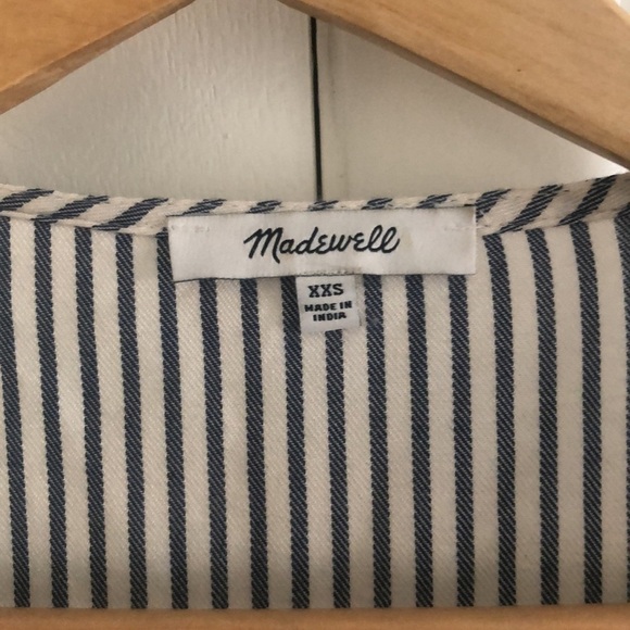 Madewell white and blue striped shirt - Picture 3 of 8